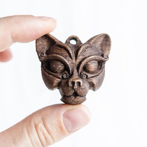 Cat, pendant, totem, witchcraft, witch, voodoo, shaman, celtic, animals, witchy things, cat, rituals, magick, ritual, wicca