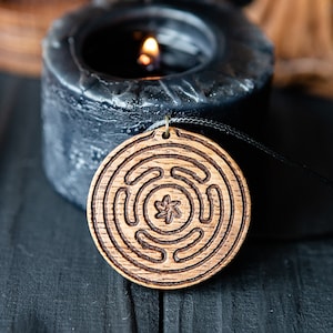 Pendant Hecates keys, norse, celtic, greek, wicca, pagan, witches, ritual, magic, handmade, symbolism