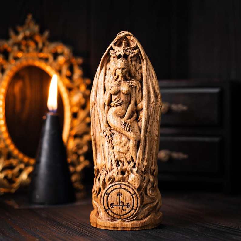 Lilith, Wicca-Göttin der weiblichen Weisheit, heidnische Göttin, Wicca-Altar, Hexen Bild 3