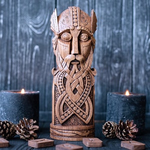 Odin, Wotan, old Norse pagan god statue, for Asatru Altar kit and heathen ritual