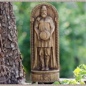 Mani, Norse pagan god statue, for Asatru Altar kit and heathen ritual