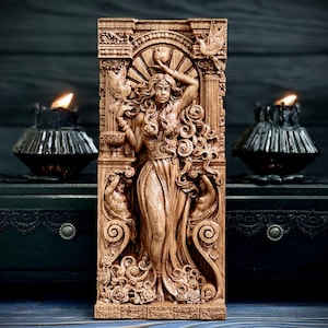 APHRODITE statue, Venus figurine, Greek goddess, beauty, pleasure, procreation pagan goddess, wiccan, wicca, altar, witches, Cytherea