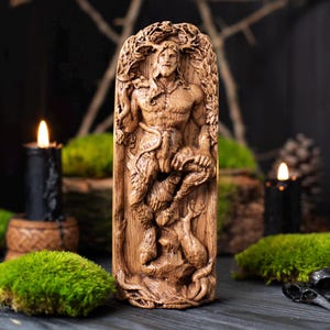 Cernunnos 2, Cernun, horned god, celtic god, pagan god, wiccan, wicca, altar, druid, witchcraft, gaelic