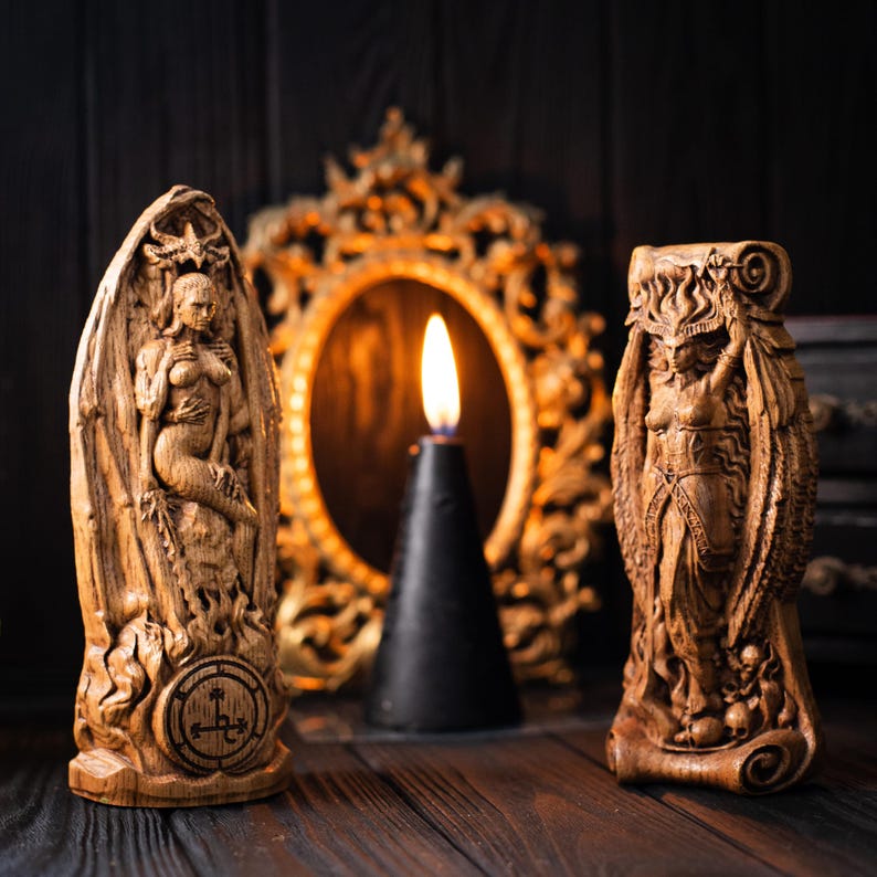 Lilith, Wicca-Göttin der weiblichen Weisheit, heidnische Göttin, Wicca-Altar, Hexen Bild 11