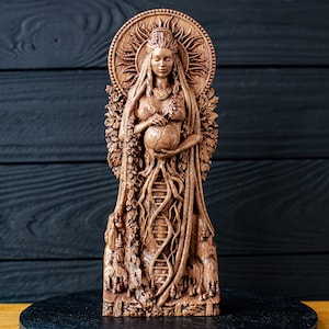 GAIA, Goddess statue, Mother Earth, Wiccan, Nature statue, Wicca, Greek, Ancient, Mythology, altar, witch, gaelic