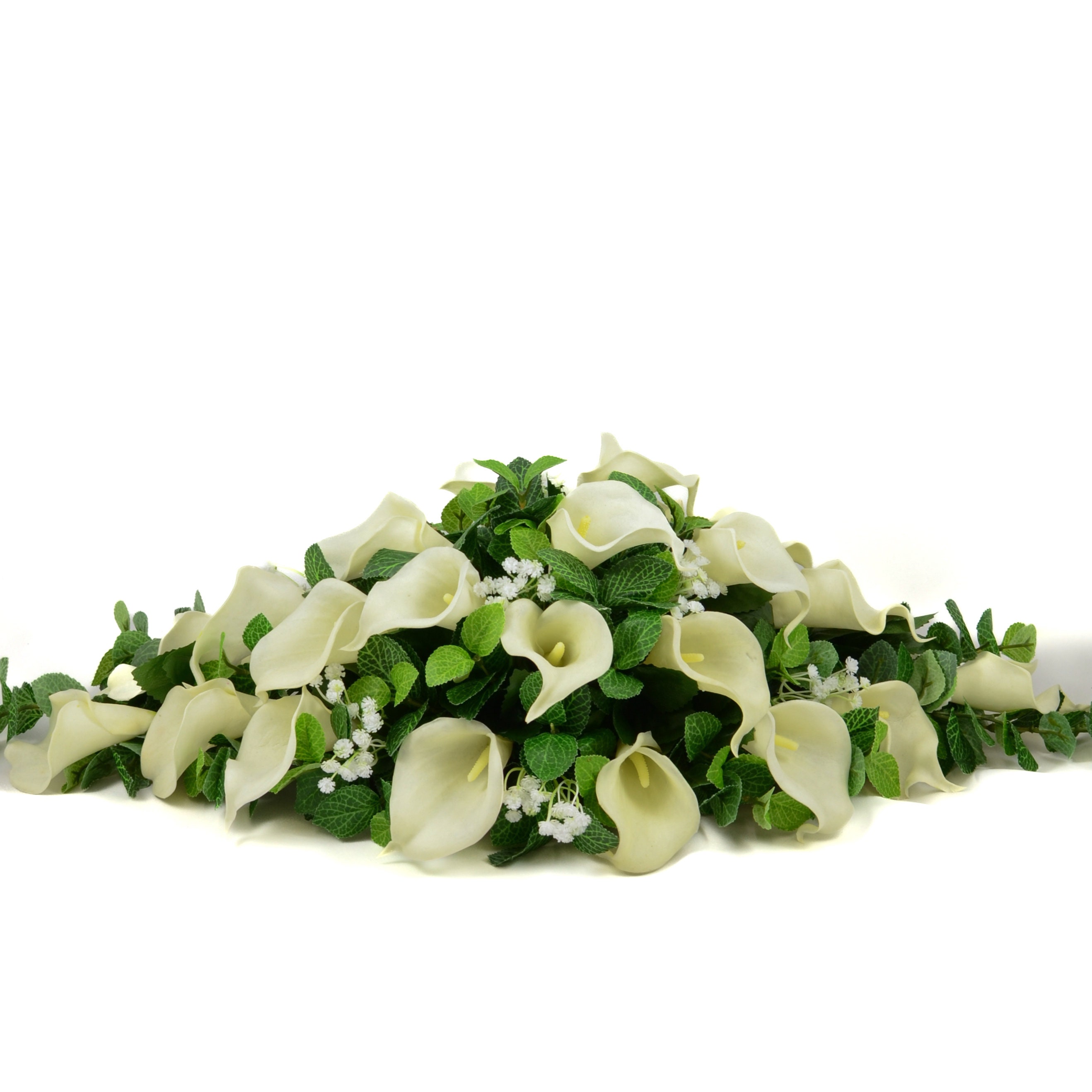 Silk Wedding Flowers, Ivory Calla Lily Top Table Decoration - Etsy