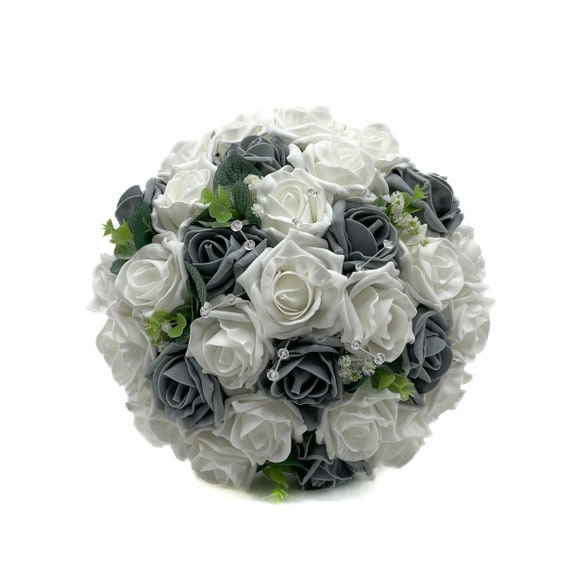 NBEADS Fils Floraux Artificiels Avec Feuilles - Kit 24 Pièces Pour Bouquets DIY, Décoration Mariage Et Événements