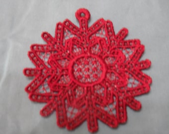 Lace Christmas Ornament