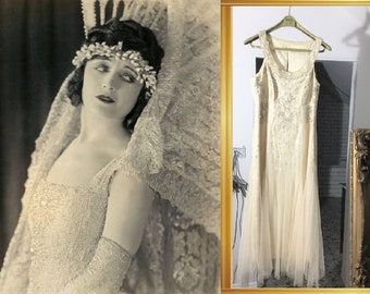 1920s Wedding Dress Etsy