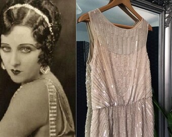 gatsby embellished dress