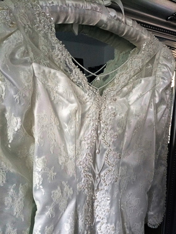 Wedding Dress Vintage Wedding Dress Beaded Weddi