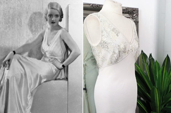 Wedding Dress Ivory Dress Beaded Wedding Dress