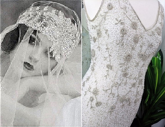 Wedding Dress Vintage Wedding Dress Beaded Weddi