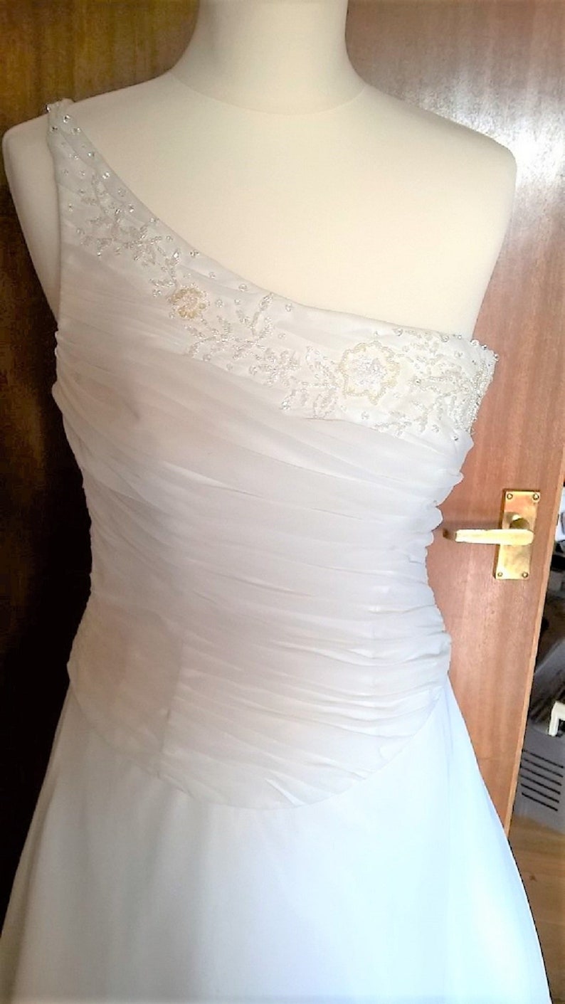 Vintage Wedding Dress Retro Bridal Gown British Designer Etsy