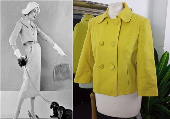 Yellow Jacket Cotton Jacket Cropped Jacket Shor
