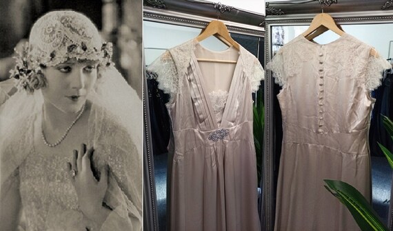 1930s Style Wedding Dress Vintage Wedding Dress