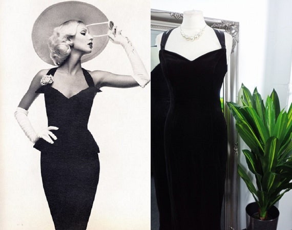 Velvet Dress Black Velvet Dress Wiggle Dress 19
