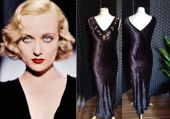 Velvet Dress Silk Dress Silk Velvet Dress Black