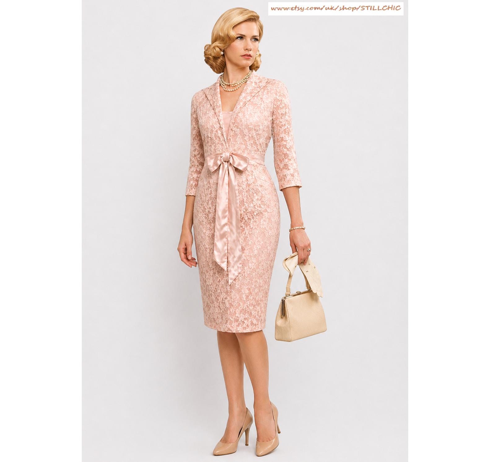 nadine formal dresses Dress the Population Women's Nadine Fit and Flare Midi Dress