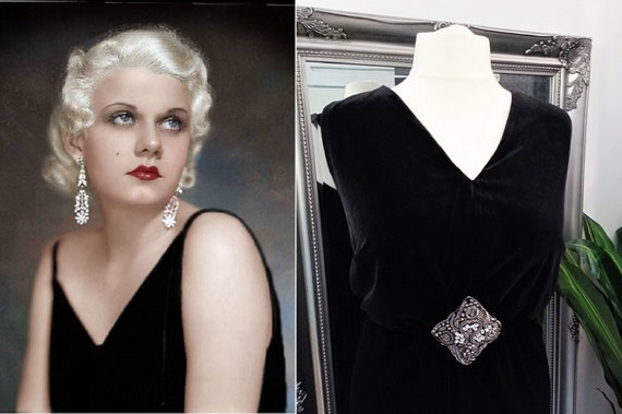 Velvet Dress Embellished Dress Black Velvet Dres