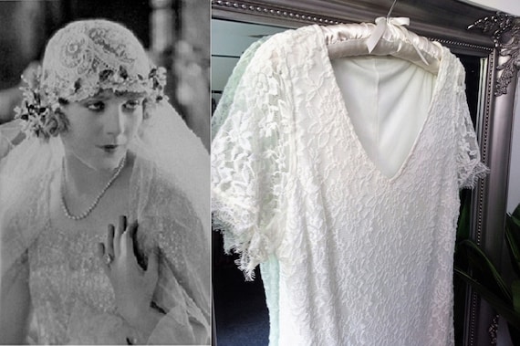 1930s Style Wedding Dress Vintage Wedding Dress