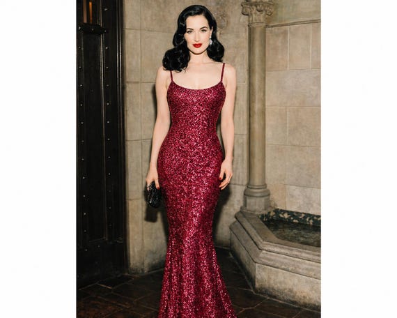 Pink Silk Bias Cut Sequinned Dress: Beaded Gatsby Art Deco Ball Gown