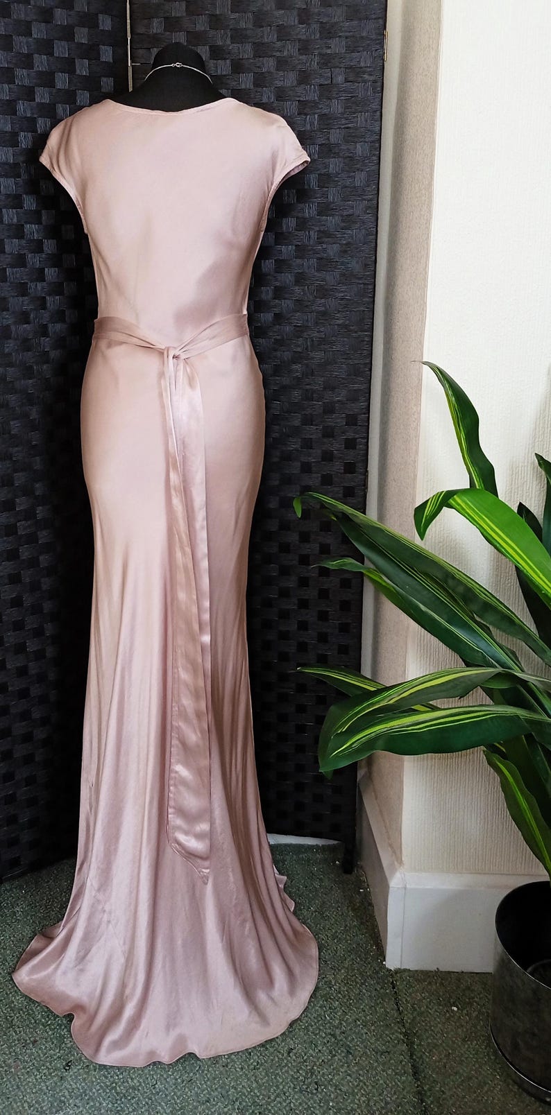 RESERVED for Christine Not for Sale Please Do Not Buy Pink Dress Satin