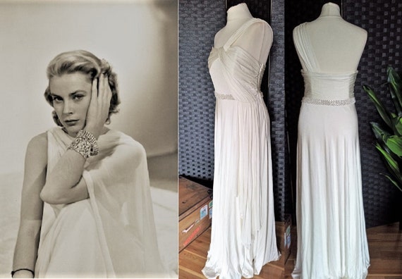Vintage Wedding Dress Grecian Wedding Dress Old