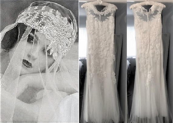 Wedding Dress Vintage Wedding Dress Beaded Weddi