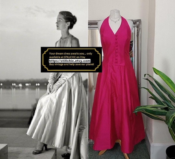 Etsy silk dress sale