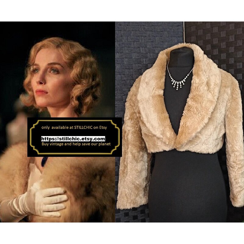 Faux Fur Bolero in White