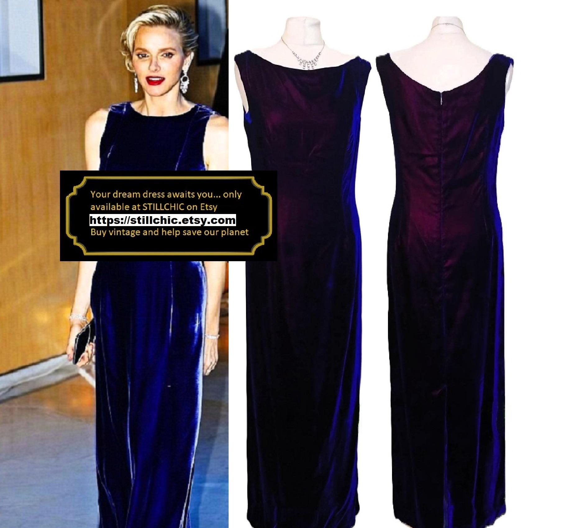 blue silk dress prom Blue Satin Prom Dresses High Slit Spaghetti Strap Evening Dress with P –  Viniodress