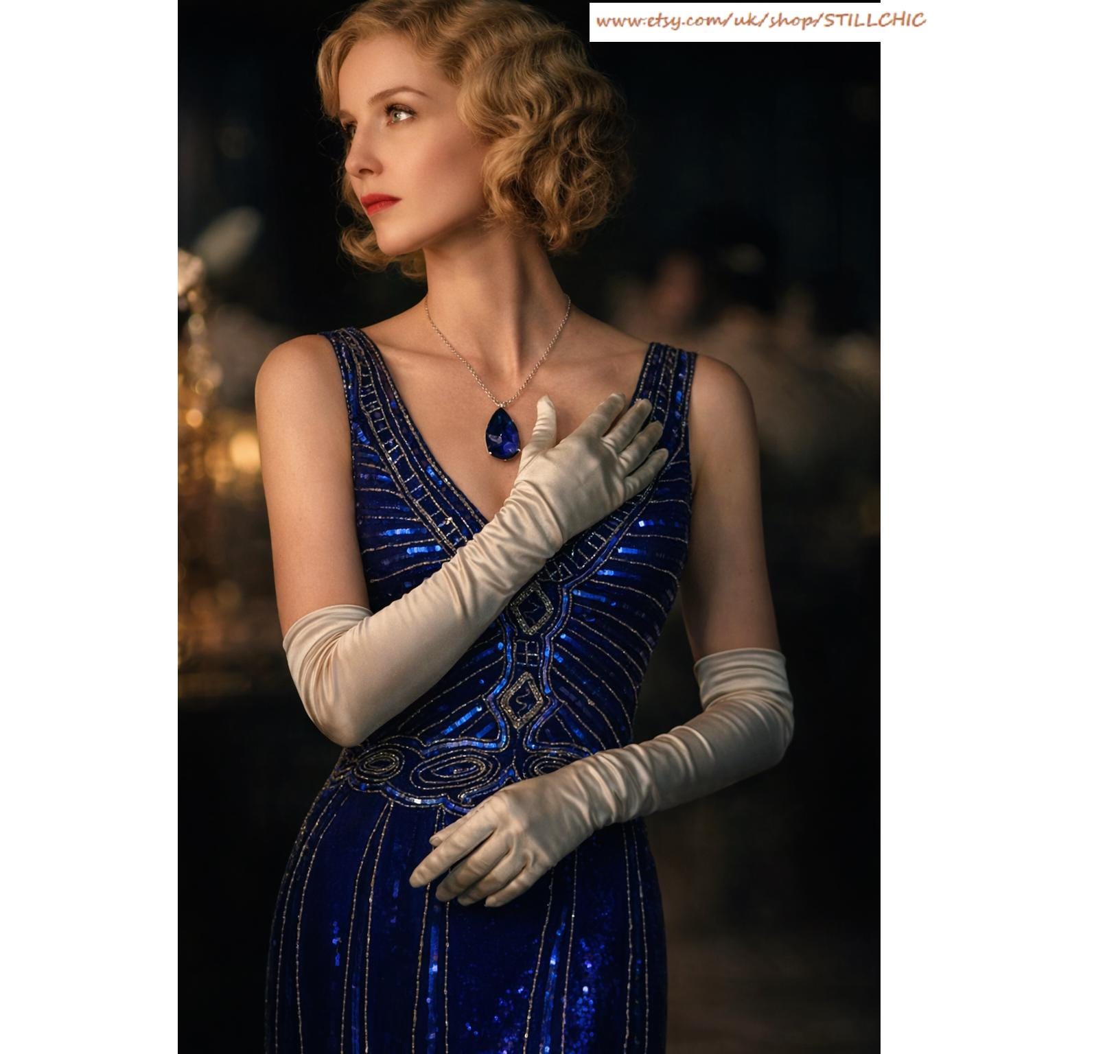 princess polly baby blue dress Gatsby 1920s 1920s Dress Blue Cute The Roaring 20s 1920's Gatsby Pageant  Themed New Years Party main image 0