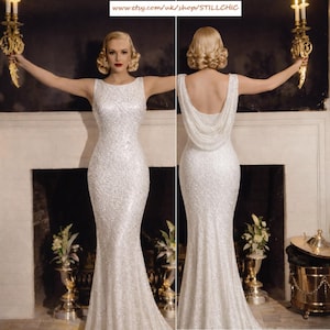 gold beaded sequin dress SHERRI HILL - 56757