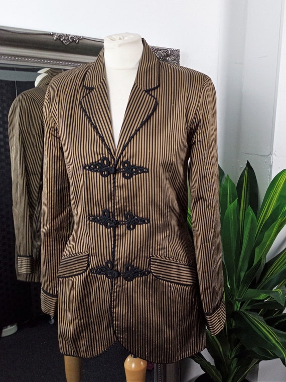 Silk Jacket Gold Jacket Silk Blazer Vintage Sil