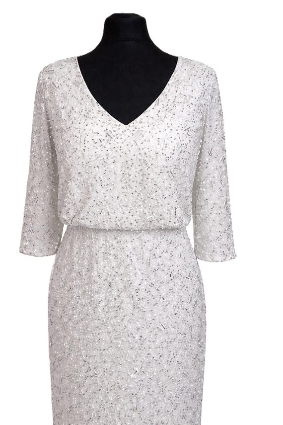 simple lace beach wedding dress Simple Off The Shoulder Beach Wedding Dress Lace Long Sleeves COCOMELODY CW3455, 20 Days / Ivory / US12-UK14-EUR42 main image 0