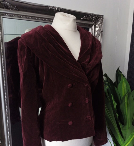 Velvet Jacket Red Velvet Jacket Velvet Blazer V