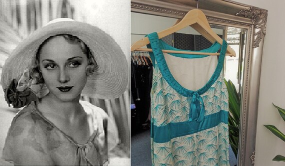 Linen Dress Blue Dress Embroidered Dress Downto