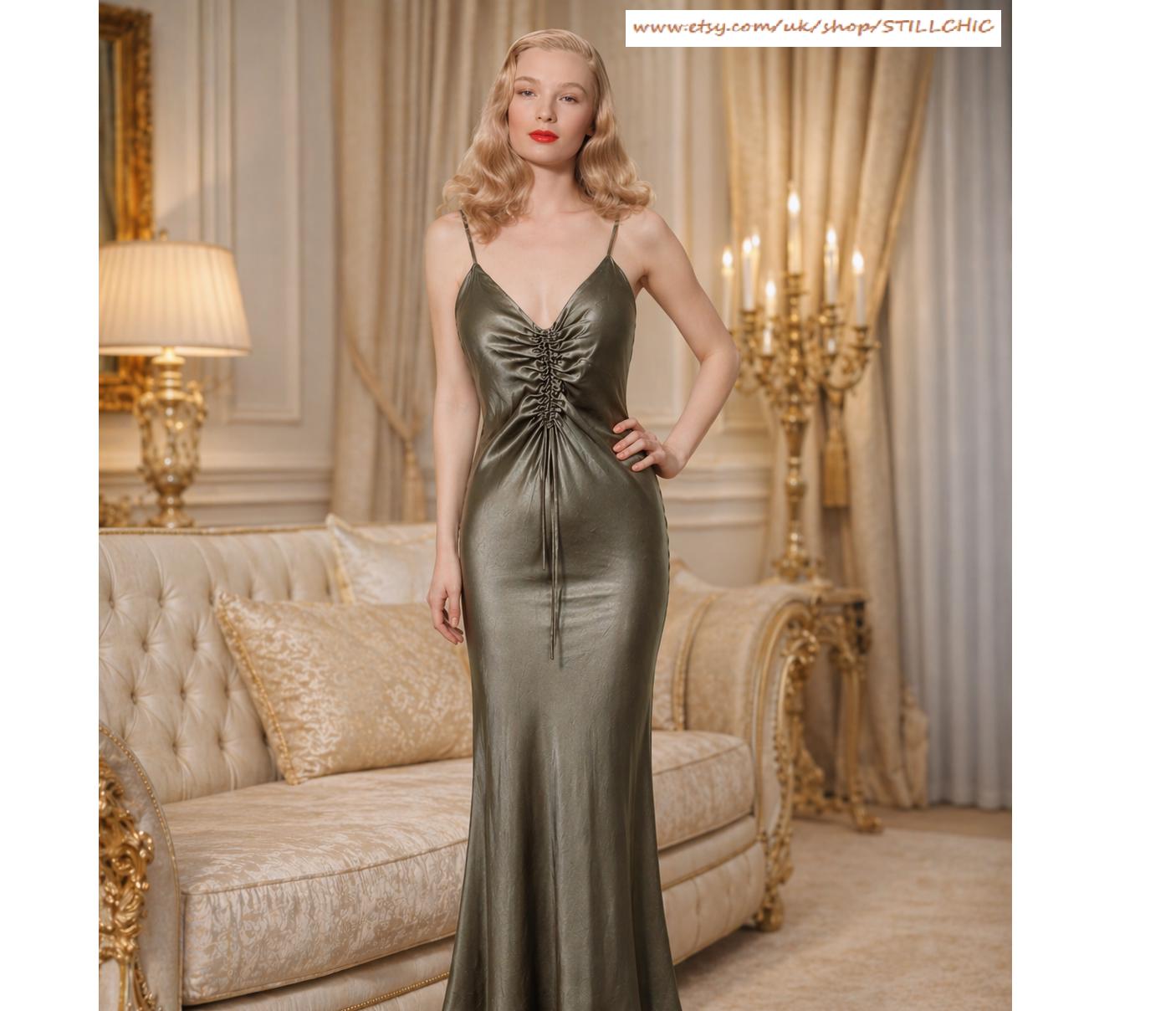 green emerald velvet dress Rove Dress