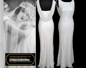 Wedding Dress  Prom Dress  Beaded Dress  Cowl Neck Dress  Sequinned Dress  Cowl Back Dress  Bias Cut Dress  Bridal Gown  Ball Gown  Maxi