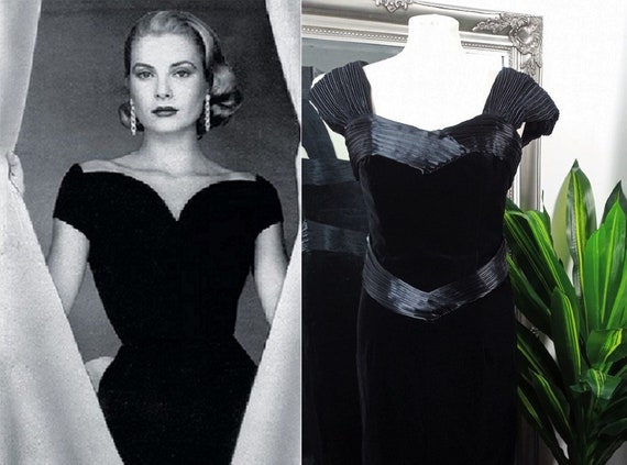 Velvet Dress Black Velvet Dress Vintage Ball Gow