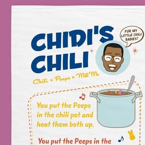 Chidi's Chili Kitchen Tea Towel | The Good Place Chidi Anagonye