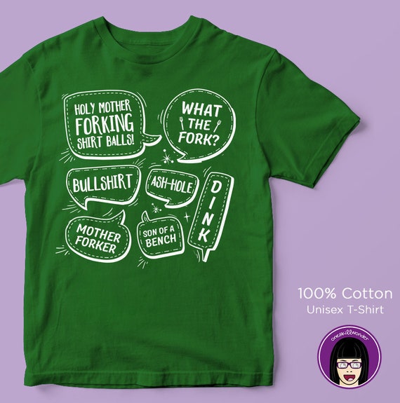 Holy Mother Forking Shirt Balls Funny Bad Place Tee Holy Mother Forking Shirt Balls Funny Bad Place Tee