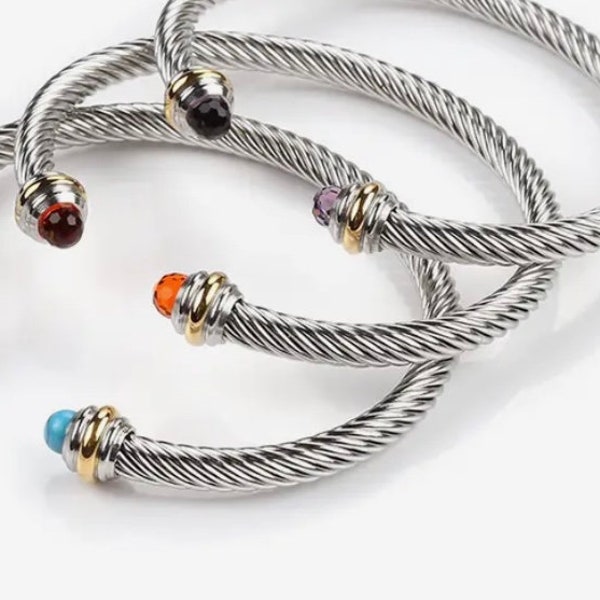 farfetch cable tie bracelet