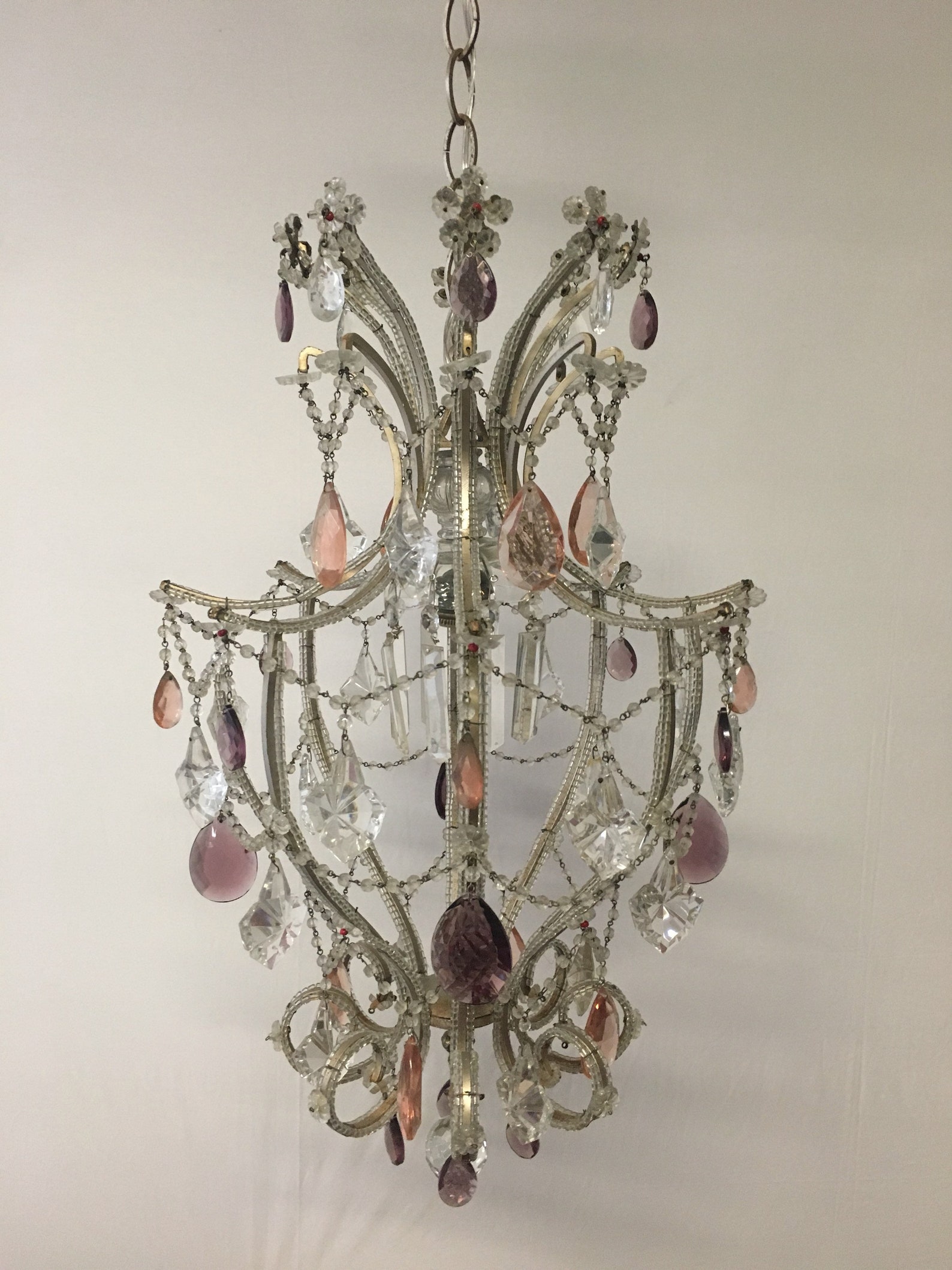 Murano Chandelier Crystal Chandelier Silver Swag Chandelier Etsy UK