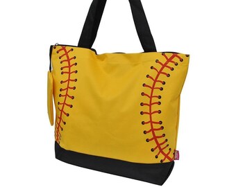Softball Tote Etsy