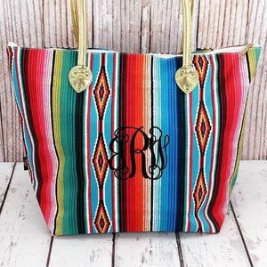 Southwest Serape tote, serape cruise tote, Serape Shoulder Purse, travel purse, grocery bag, serape tote, travel bag, shopping bag