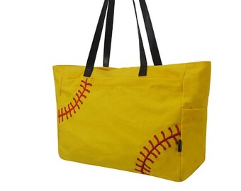 Softball Tote Etsy