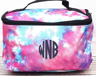 Estuche de tocador Tie Dye, Bolsa de tocador Tie Dye personalizada, Bolsa de tocador Tie Dye para niñas, bolsa de tocador tie dye para damas