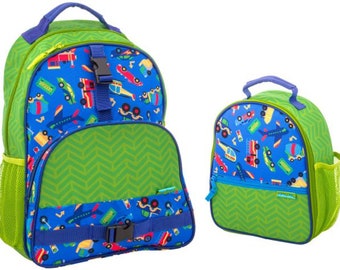 Nursery Bag School Digger Personalised Stephen Joseph Backpack